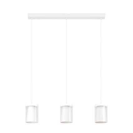 Eglo - LED RGBW Stmievateľný luster na lanku 3xLED/3,7W/230V 2700-6500K biela ZigBee