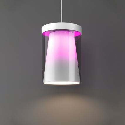 Eglo - LED RGBW Stmievateľný luster na lanku 3xLED/3,7W/230V 2700-6500K biela ZigBee