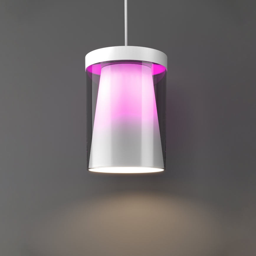 Eglo - LED RGBW Stmievateľný luster na lanku 3xLED/3,7W/230V 2700-6500K biela ZigBee
