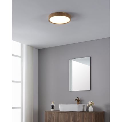 Eglo - LED Kúpeľňové stropné svietidlo LED/14,6W/230V IP44 béžová