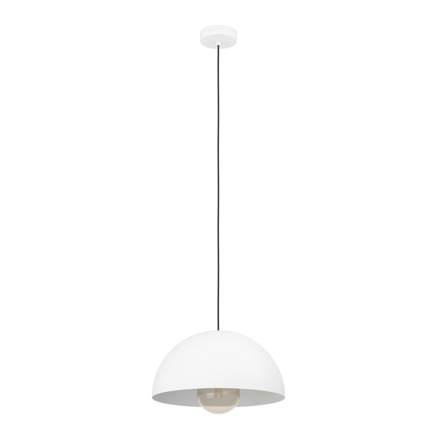 Eglo - Luster na lanku 1xE27/40W/230V pr. 38 cm biela