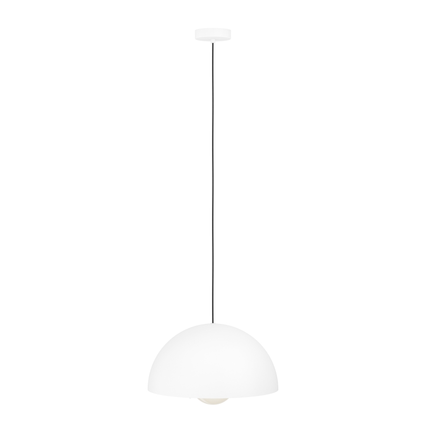 Eglo - Luster na lanku 1xE27/40W/230V pr. 38 cm biela