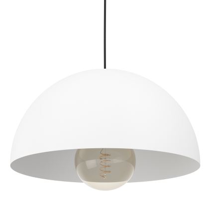 Eglo - Luster na lanku 1xE27/40W/230V pr. 38 cm biela
