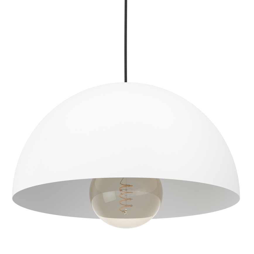 Eglo - Luster na lanku 1xE27/40W/230V pr. 38 cm biela