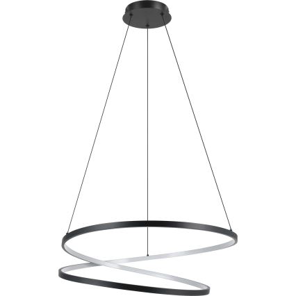 Eglo - LED Luster na lanku LED/42W/230V 3000K čierna