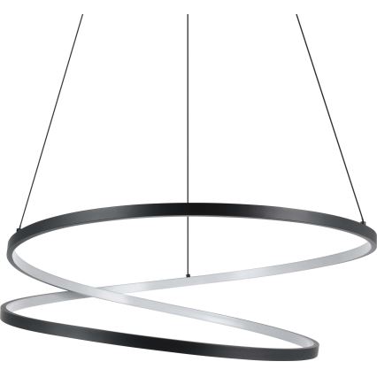 Eglo - LED Luster na lanku LED/42W/230V 3000K čierna