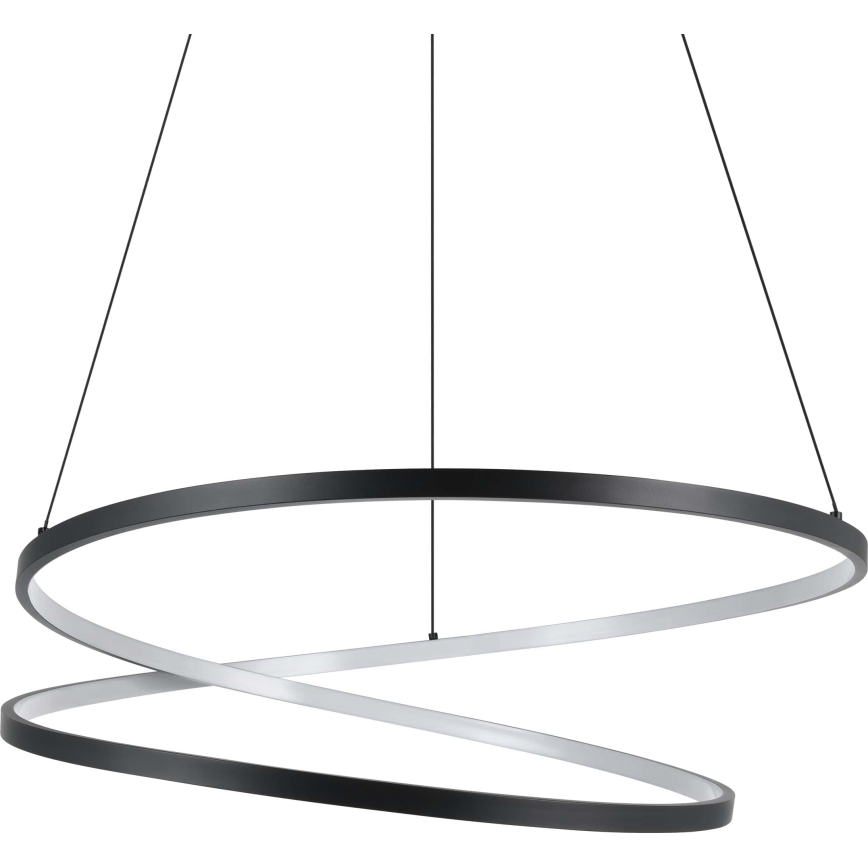 Eglo - LED Luster na lanku LED/42W/230V 3000K čierna