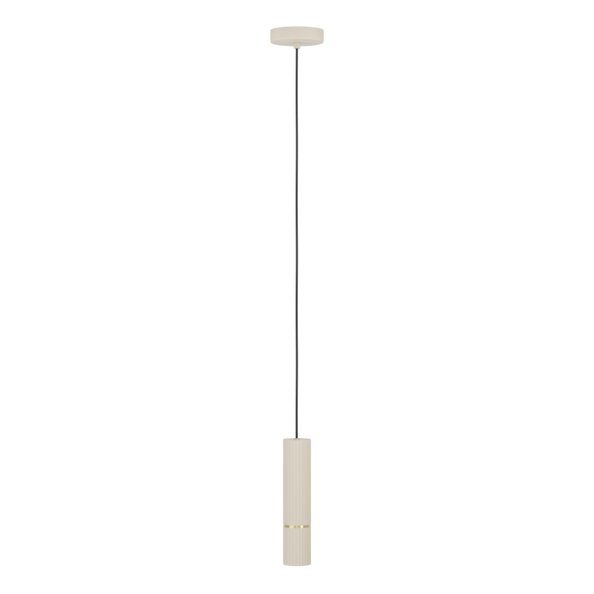 Eglo - LED Luster na lanku 1xGU10/5W/230V 3000K béžová