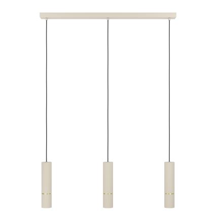 Eglo - LED Luster na lanku 3xGU10/5W/230V 3000K béžová
