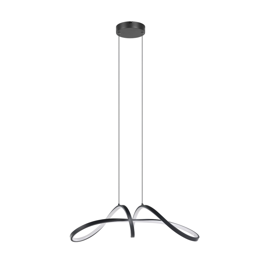 Eglo - LED RGBW Stmievateľný luster na lanku LED/22W/230V 2700-6500K čierna