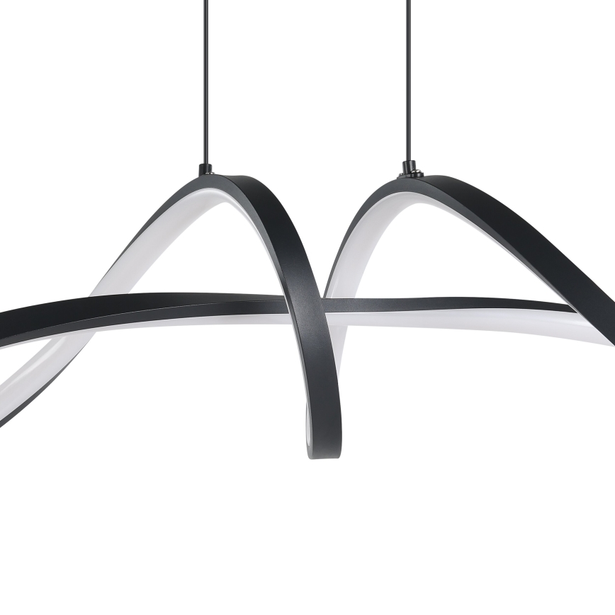 Eglo - LED RGBW Stmievateľný luster na lanku LED/22W/230V 2700-6500K čierna
