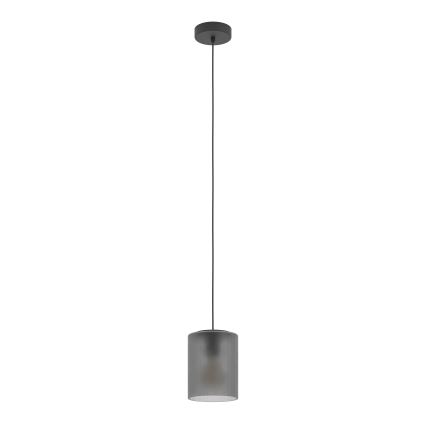 Eglo - Luster na lanku 1xE27/40W/230V šedá