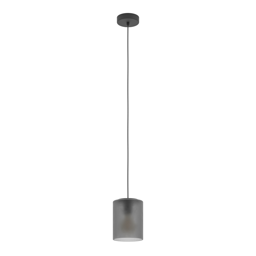 Eglo - Luster na lanku 1xE27/40W/230V šedá