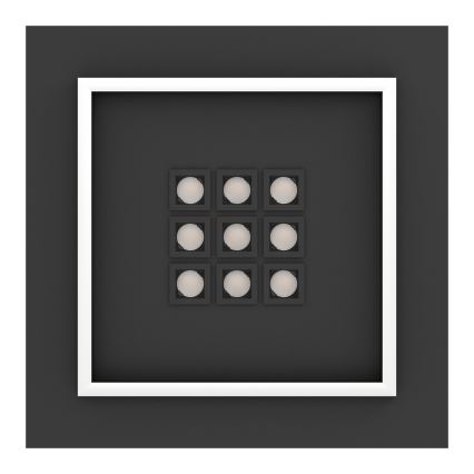 Eglo - LED Stmievateľné stropné svietidlo LED/21,4W/230V 2700-6500K čierna + diaľkové ovládanie