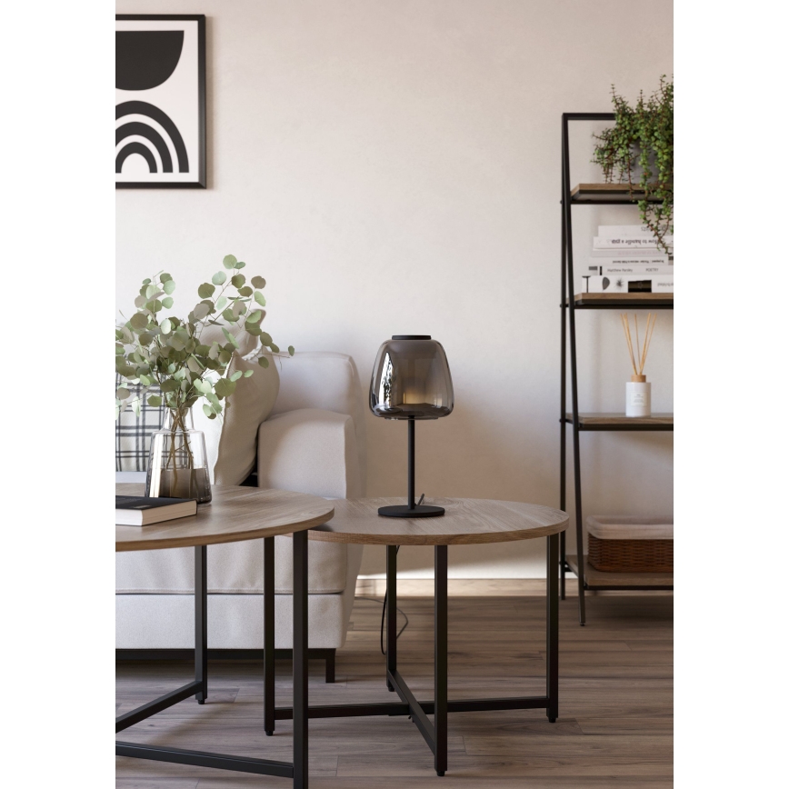 Eglo - LED RGBW Stmievateľná stolná lampa LED/7,7W/230V 2700-6500K dymová