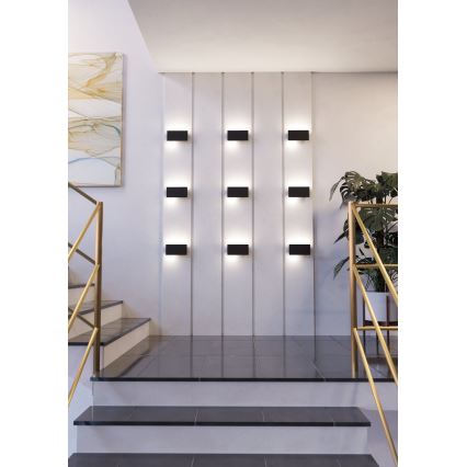 Eglo - LED Nástenné svietidlo LED/6W/230V 3000K čierna