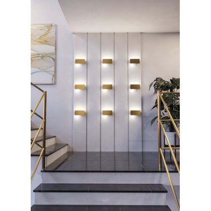 Eglo - LED Nástenné svietidlo LED/6W/230V 3000K zlatá