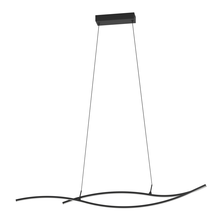 Eglo - LED Luster na lanku LED/20W/230V 4000K čierna