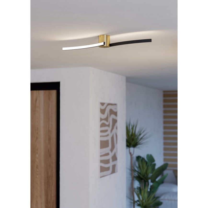 Eglo - LED Stropné svietidlo LED/12W/230V 4000K čierna