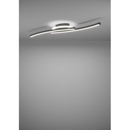 Eglo - LED Stropné svietidlo LED/12W/230V 4000K čierna