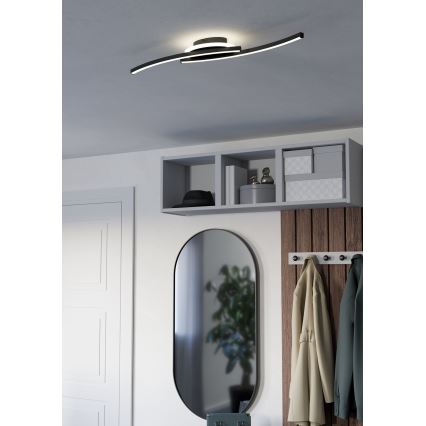 Eglo - LED Stropné svietidlo LED/12W/230V 4000K čierna