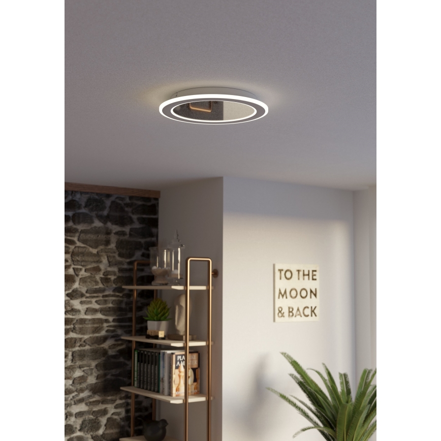 Eglo - LED Stmievateľné stropné svietidlo LED/20W/230V 2700-6500K biela + diaľkové ovládanie