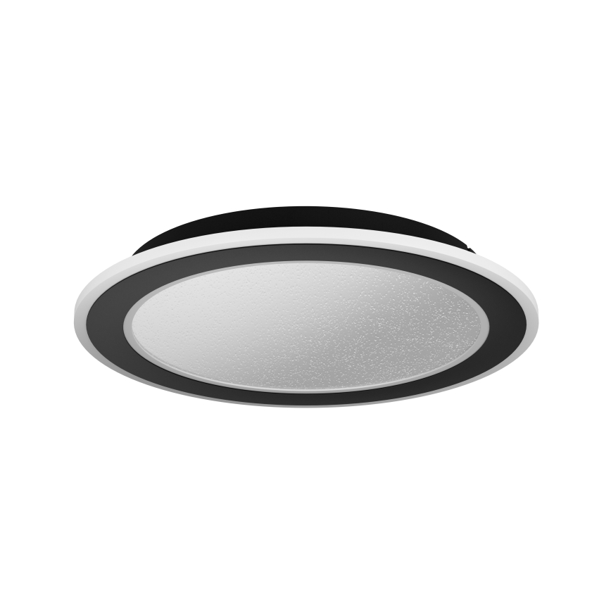 Eglo - LED Stmievateľné stropné svietidlo LED/20W/230V 2700-6500K čierna + diaľkové ovládanie