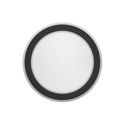 Eglo - LED Stmievateľné stropné svietidlo LED/20W/230V 2700-6500K čierna + diaľkové ovládanie