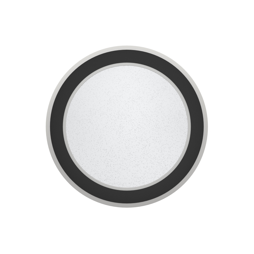 Eglo - LED Stmievateľné stropné svietidlo LED/20W/230V 2700-6500K čierna + diaľkové ovládanie