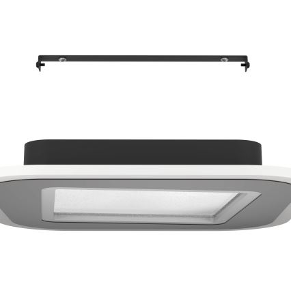 Eglo - LED Stmievateľné stropné svietidlo LED/20W/230V 2700-6500K čierna + diaľkové ovládanie