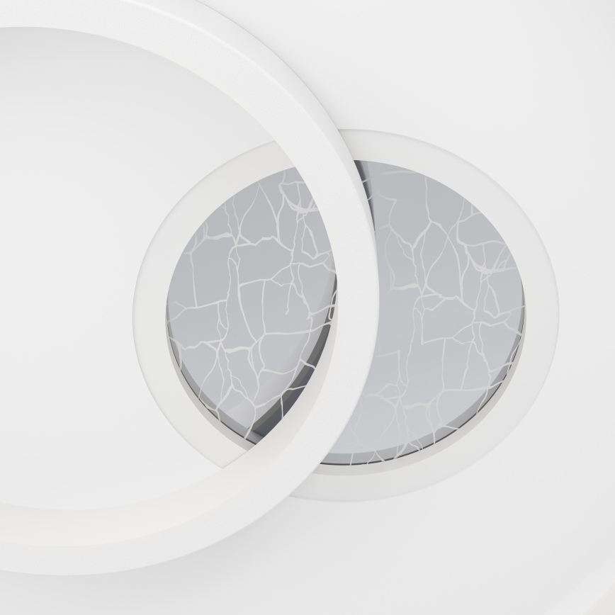 Eglo - LED Stropné svietidlo 1xLED/14W/230V + 1xLED/8,5W pr. 38 cm biela