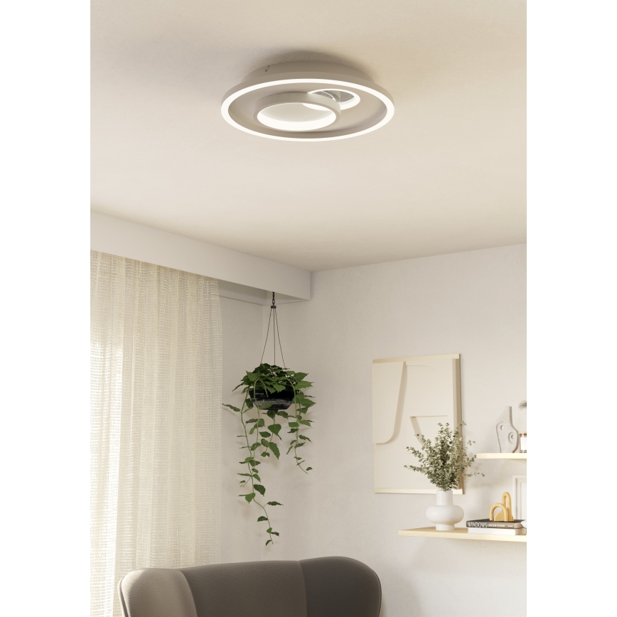 Eglo - LED Stropné svietidlo 1xLED/14W/230V + 1xLED/8,5W pr. 38 cm biela