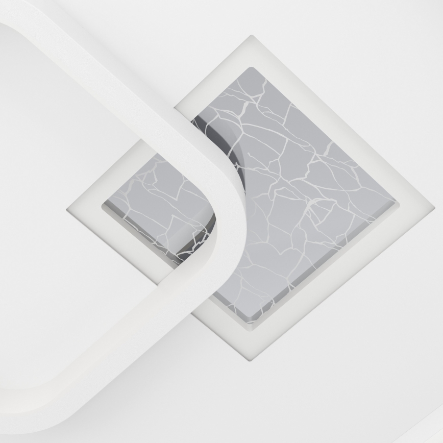 Eglo - LED Stropné svietidlo 1xLED/16,2W/230V + 1xLED/9,2W 38x38 cm biela