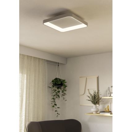 Eglo - LED Stmievateľné stropné svietidlo LORETELLO LED/12W/230V biela + diaľkové ovládanie