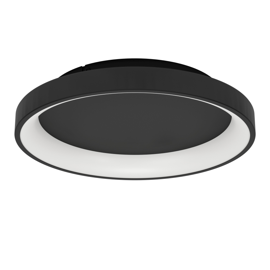 Eglo - LED Stmievateľné stropné svietidlo LED/12W/230V 2700-6500K čierna + diaľkové ovládanie