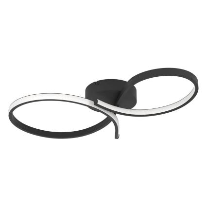 Eglo - LED Stropné svietidlo LED/21W/230V 3000K čierna