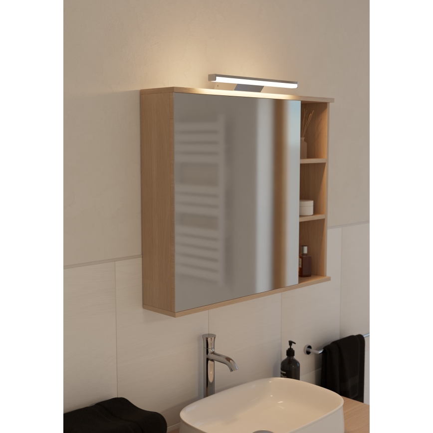 Eglo - LED RGBW Stmievateľné kúpeľňové osvetlenie zrkadla LED/12W/230V 2700-6500K IP44 matný chróm