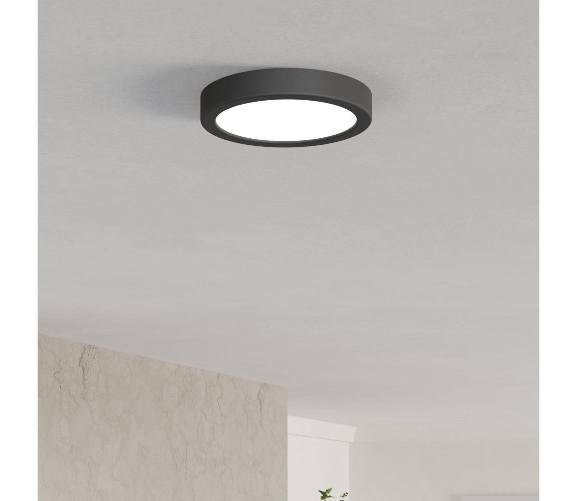 Eglo 901297-LED Stropné svietidlo FUEVA LED/7,5W/230V 2700/4000/6500K pr. 16,6 cm čierne 901297