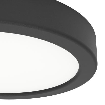 Eglo - LED Stropné svietidlo LED/7,5W/230V 2700/4000/6500K pr. 16,6 cm čierne