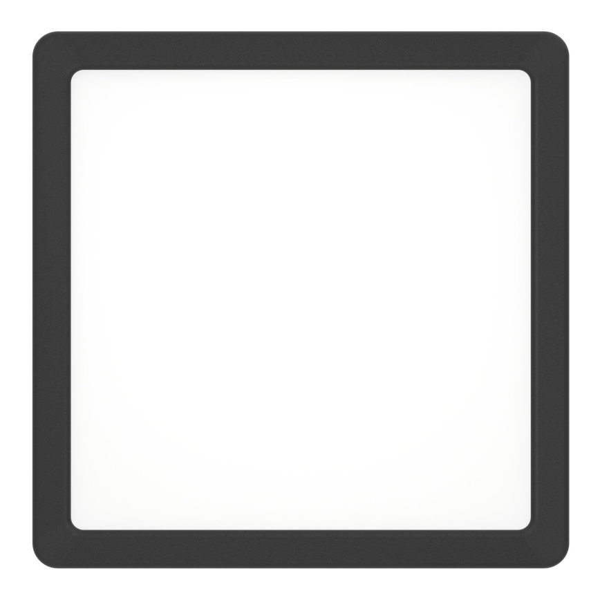 Eglo - LED stropné svietidlo LED/10,5W/230V 2700/4000/6500K 22x22cm čierne