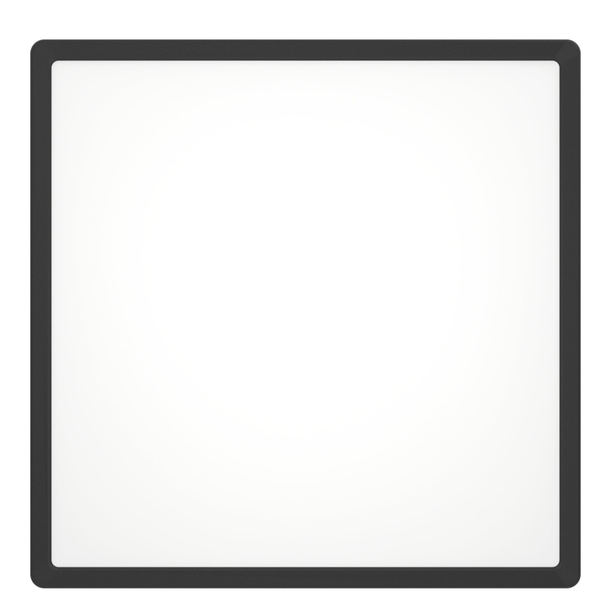 Eglo - LED Stropné svietidlo LED/17,5W/230V 2700/4000/6500K 39x39 cm čierna