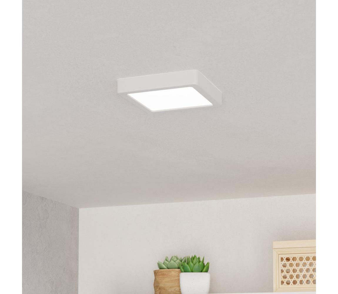 Eglo 901311 - LED stropné svietidlo FUEVA LED/7W/230V 2700/4000/6500K 15x15 cm biela 901311