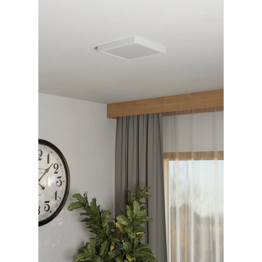 Eglo - LED Stropné svietidlo LED/10,5W/230V 2700/4000/6500K 22x22 cm biela