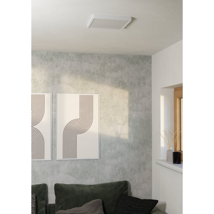 Eglo - LED stropné svietidlo LED/13W/230V 2700/4000/6500K 29x29 cm biela