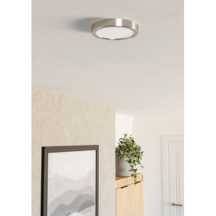 Eglo - LED stropné svietidlo LED/7,5W/230V 2700/4000/6500K pr. 16,6 cm matný chróm