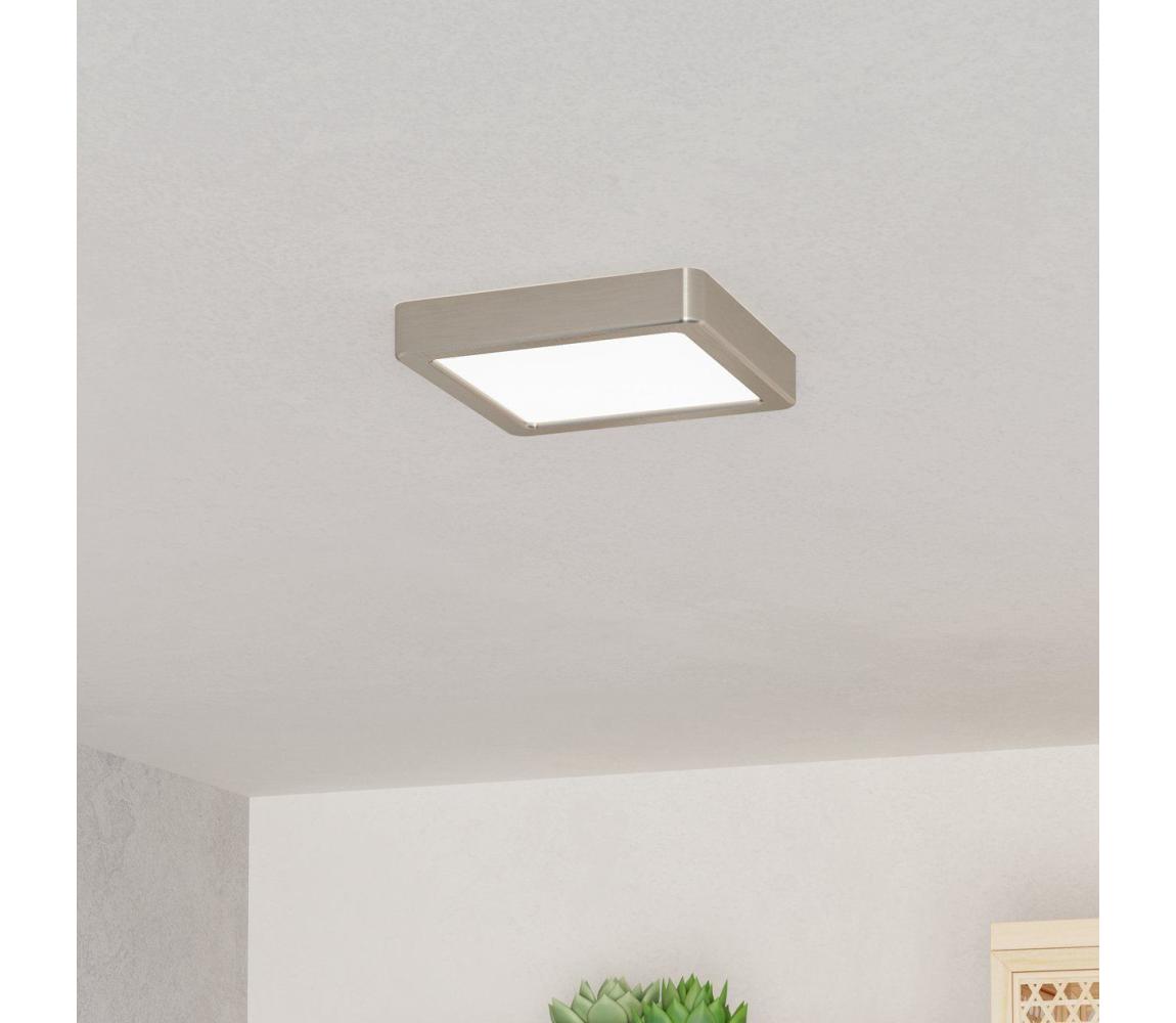 Eglo 901319 - LED stropné svietidlo FUEVA LED/7W/230V 2700/4000/6500K 15x15 cm chróm 901319