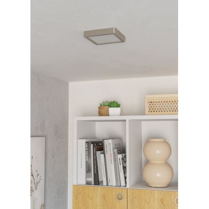 Eglo - LED Stropné svietidlo LED/7W/230V 2700/4000/6500K 15x15 cm matný chróm