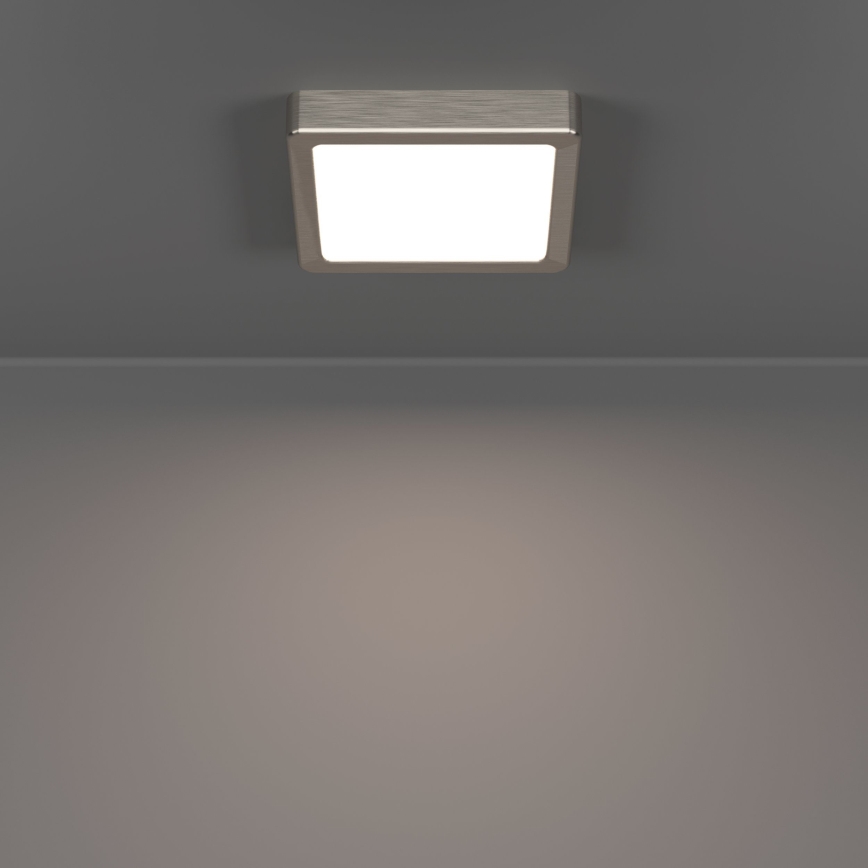 Eglo - LED Stropné svietidlo LED/7W/230V 2700/4000/6500K 15x15 cm matný chróm