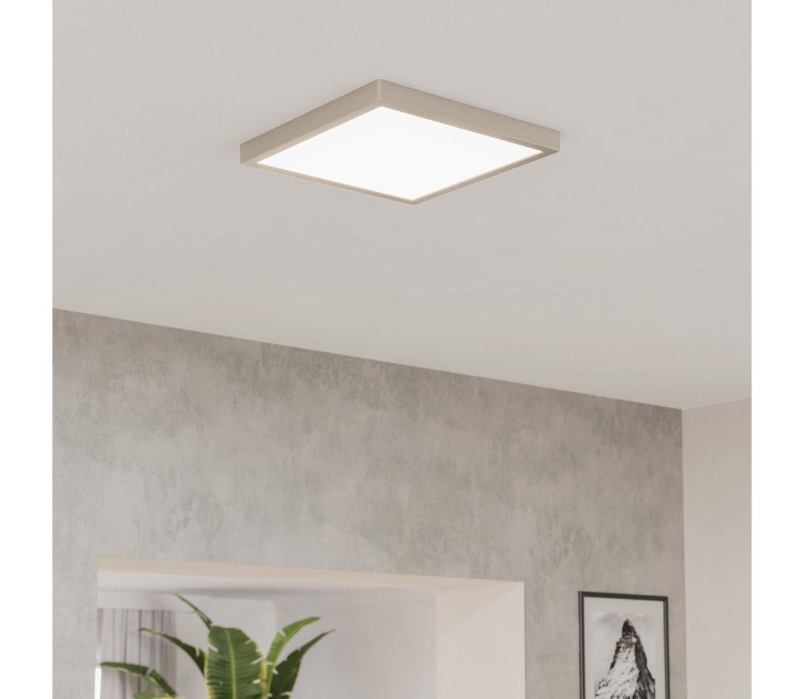 Eglo 901322 - LED stropné svietidlo FUEVA LED/13W/230V 2700/4000/6500K 29x29 cm chróm 901322