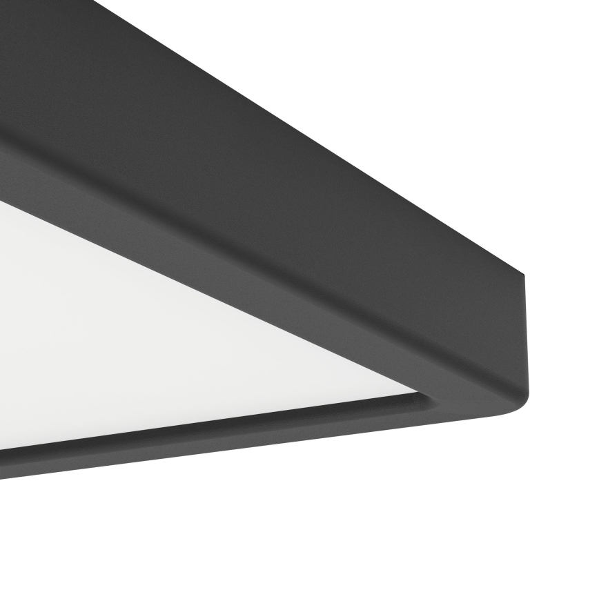 Eglo - LED kúpeľňové stropné svietidlo LED/10,5W/230V 2700/4000/6500K 22x22 cm IP44 čierne